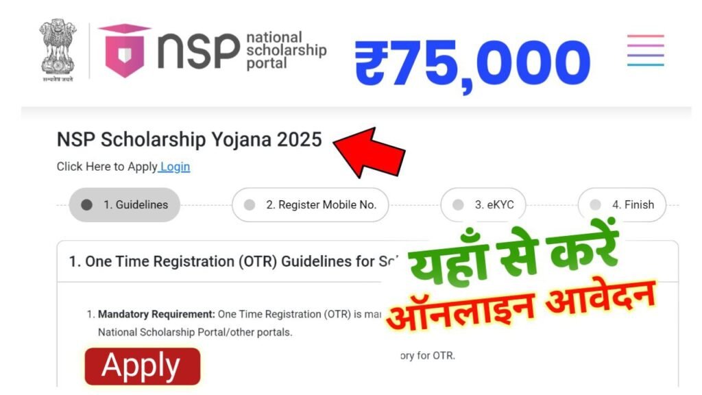 NSP Scholarship Yojana 2025