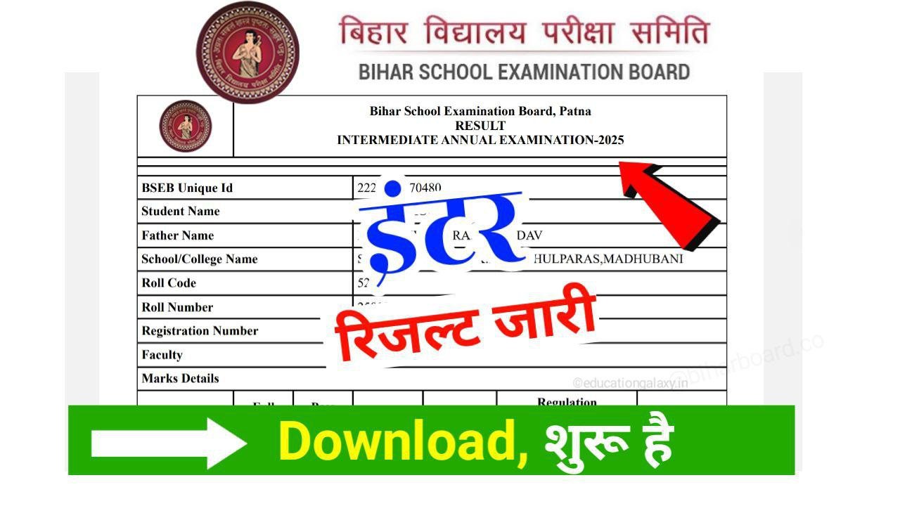 Bihar Board 12th Result 2026 Publish
